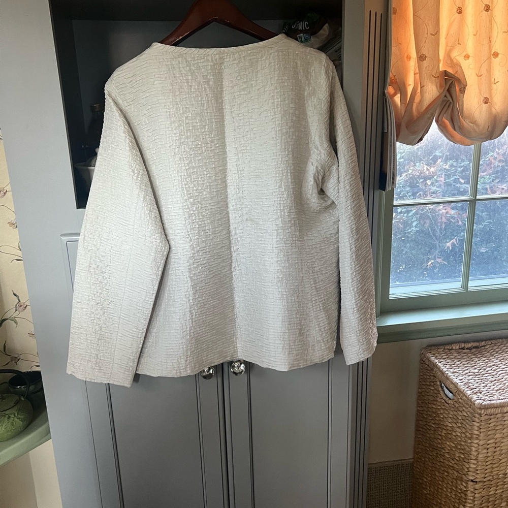 Eileen Fisher silk blazer - Picture 5 of 5
